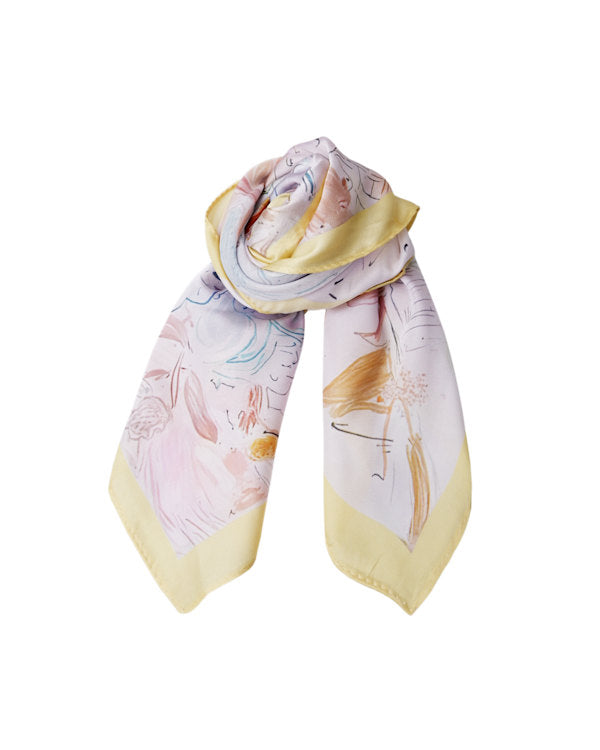 Black Colour Picnic Mini Scarf