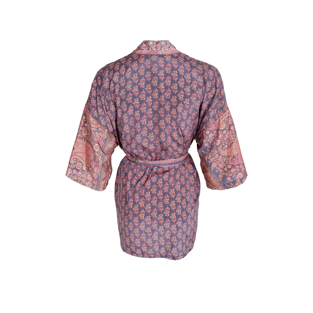 Black Colour Luna Short Kimono (+Farver)