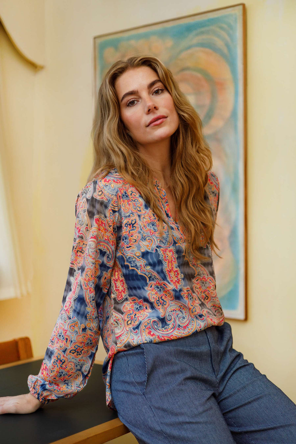Black Colour Luna Blouse (+Farver)