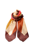 Black Colour Farrago Silk Scarf