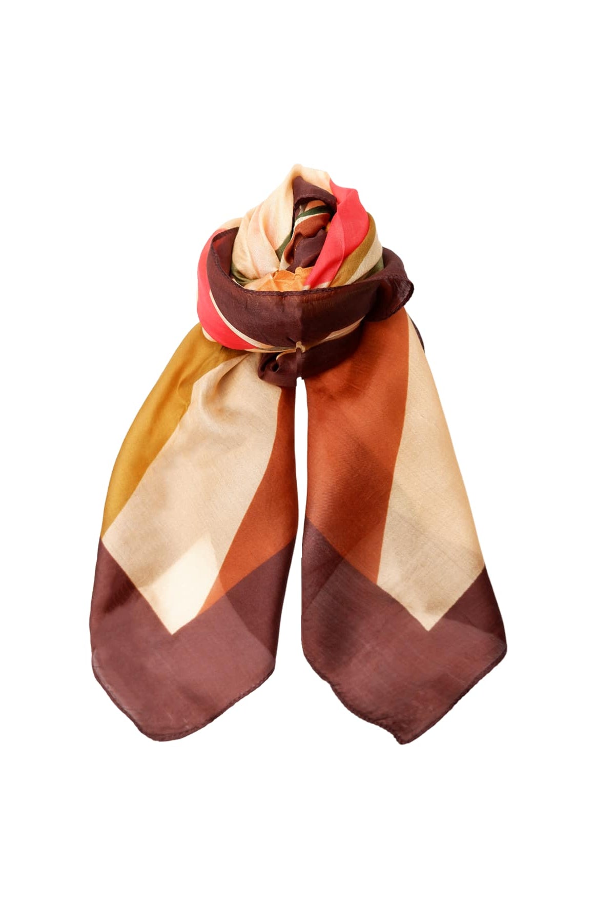 Black Colour Farrago Silk Scarf