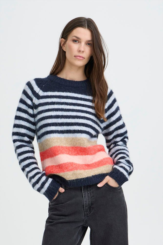 Pulz Abena Stripe Pullover
