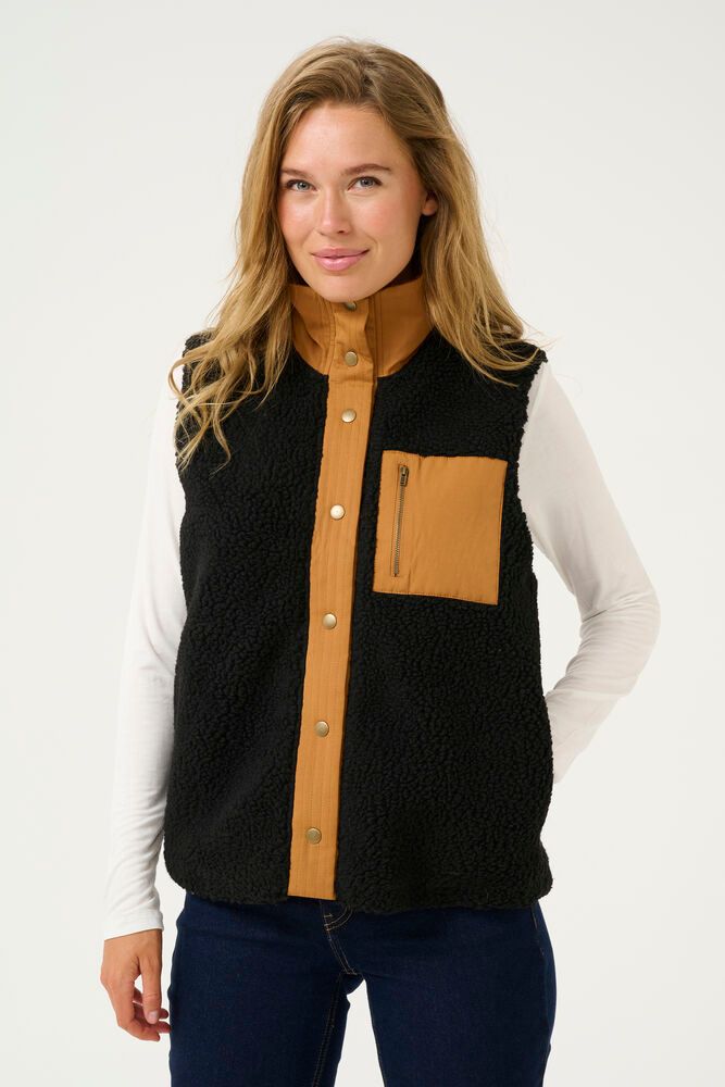 Culture Tally Teddy Fleece Vest (Farver)