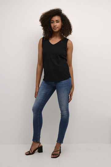 Culture Cameline VO Neck Top (+Farver)