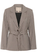 Culture Checka Belt Blazer