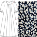 In Front Lucette Dress