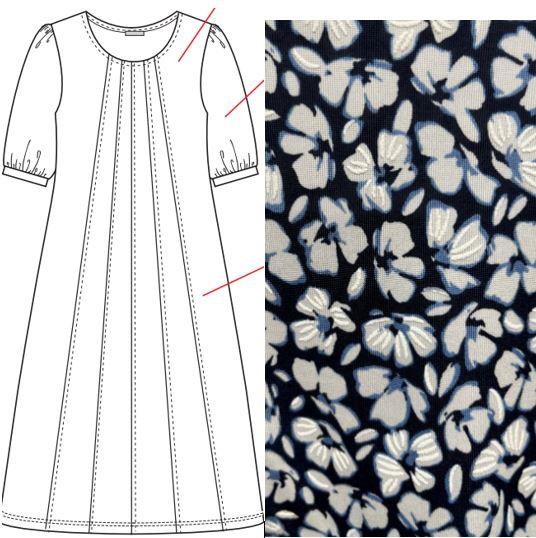 In Front Lucette Dress