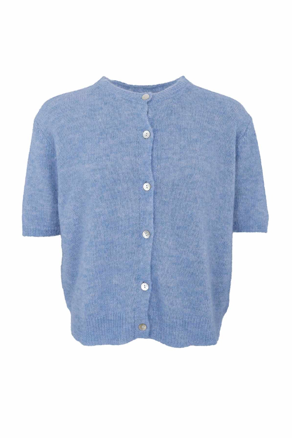 Black Colour Dell SS Cardigan (+Farver)