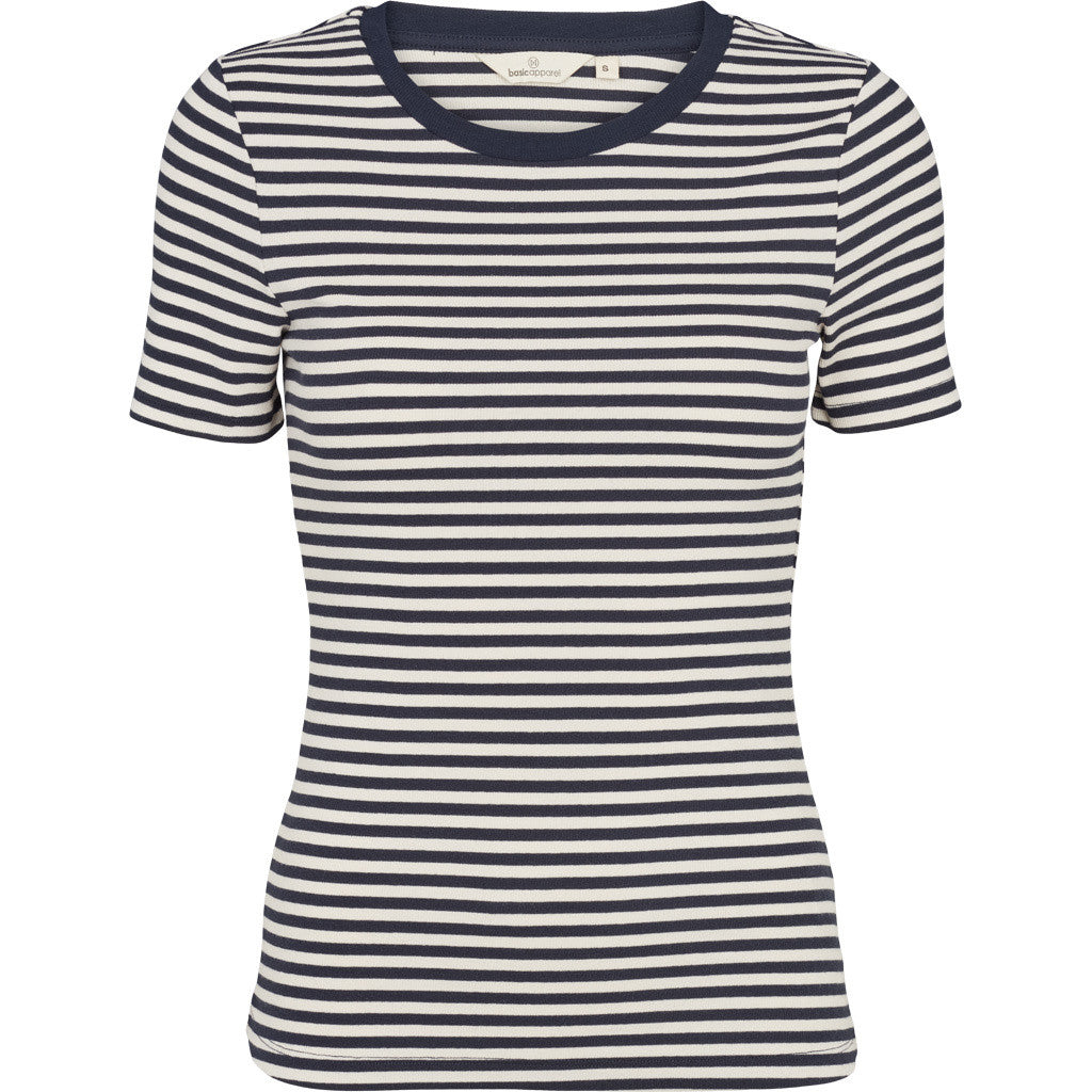 basicapparel Ludmilla SS O-Neck (+Farver)