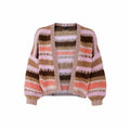 Black Colour Lin Shimmer Cardigan