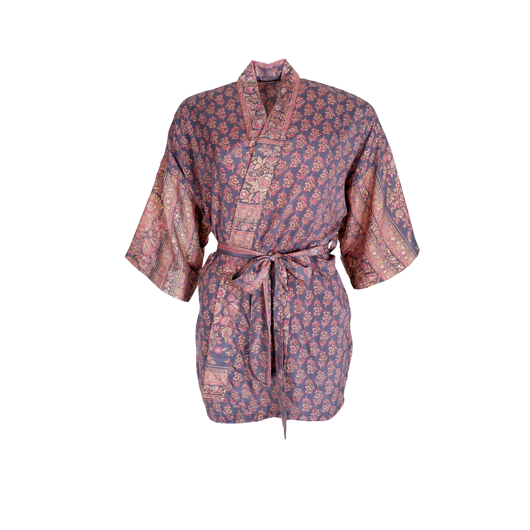 Black Colour Luna Short Kimono (+Farver)