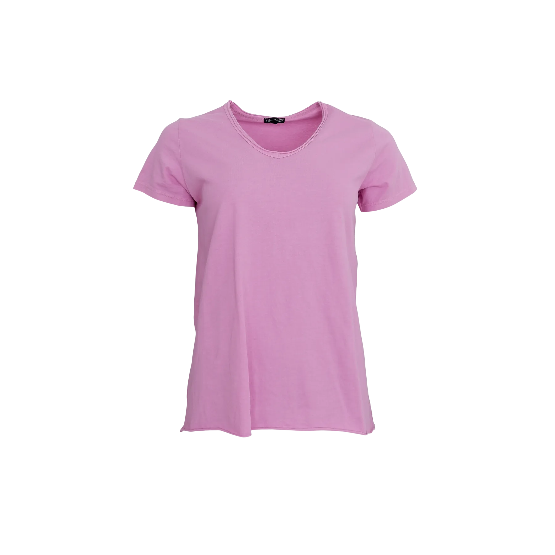 Black Colour Aida s/s V-Neck Tee (+Farver)
