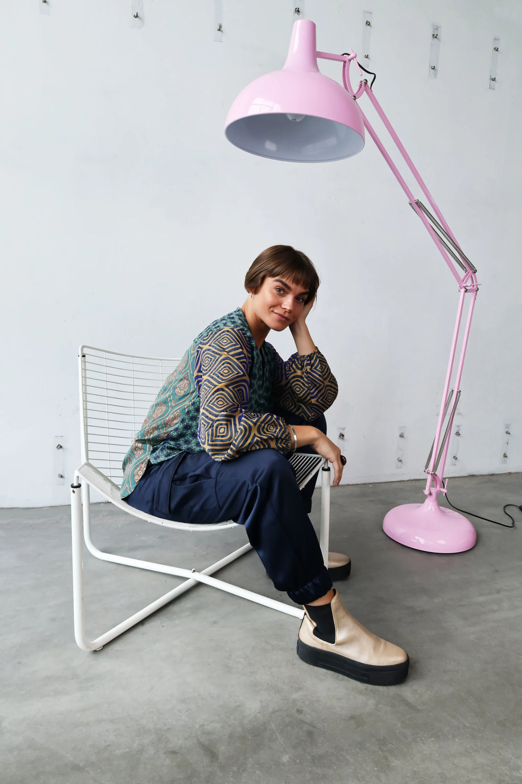 Black Colour Kaftan Blouse (+Farver)
