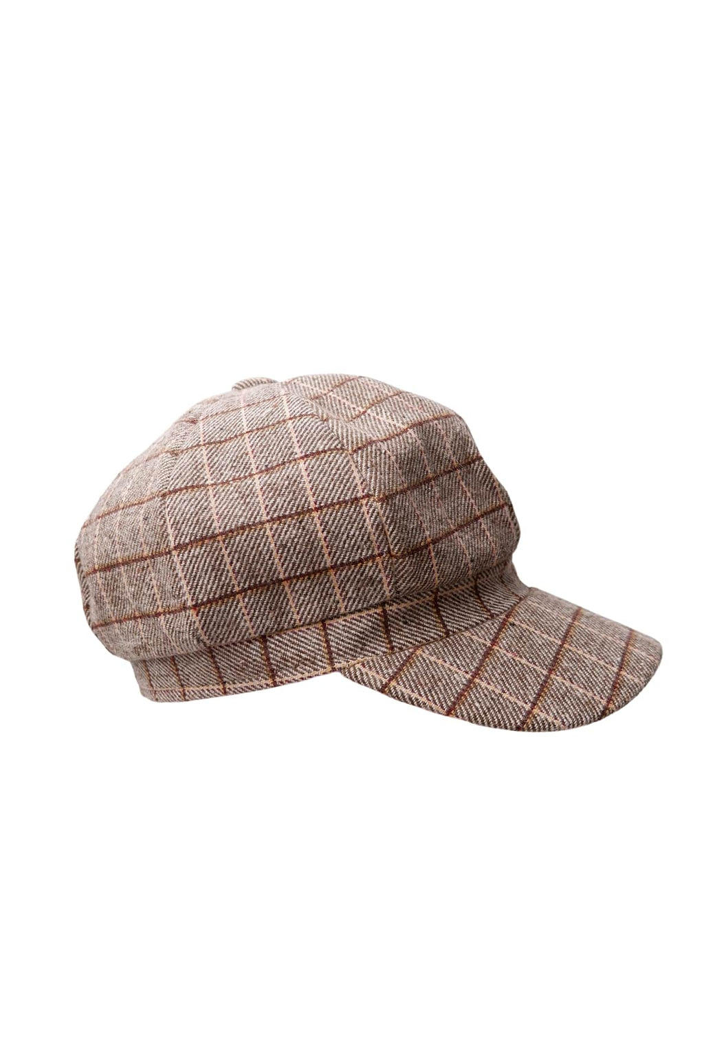 Black Colour Rosina Check Cap