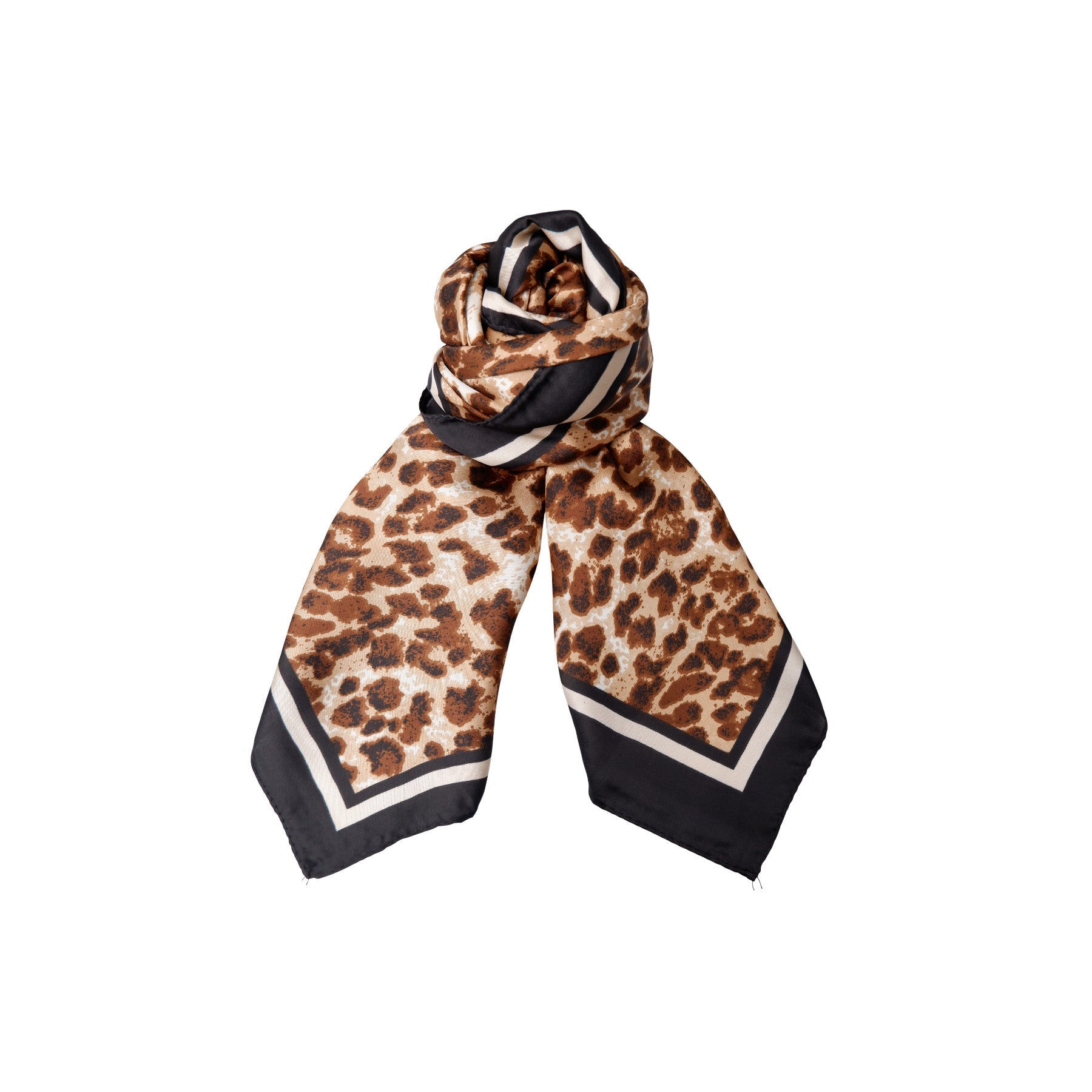 Black Colour Regina Leo Mini Scarf