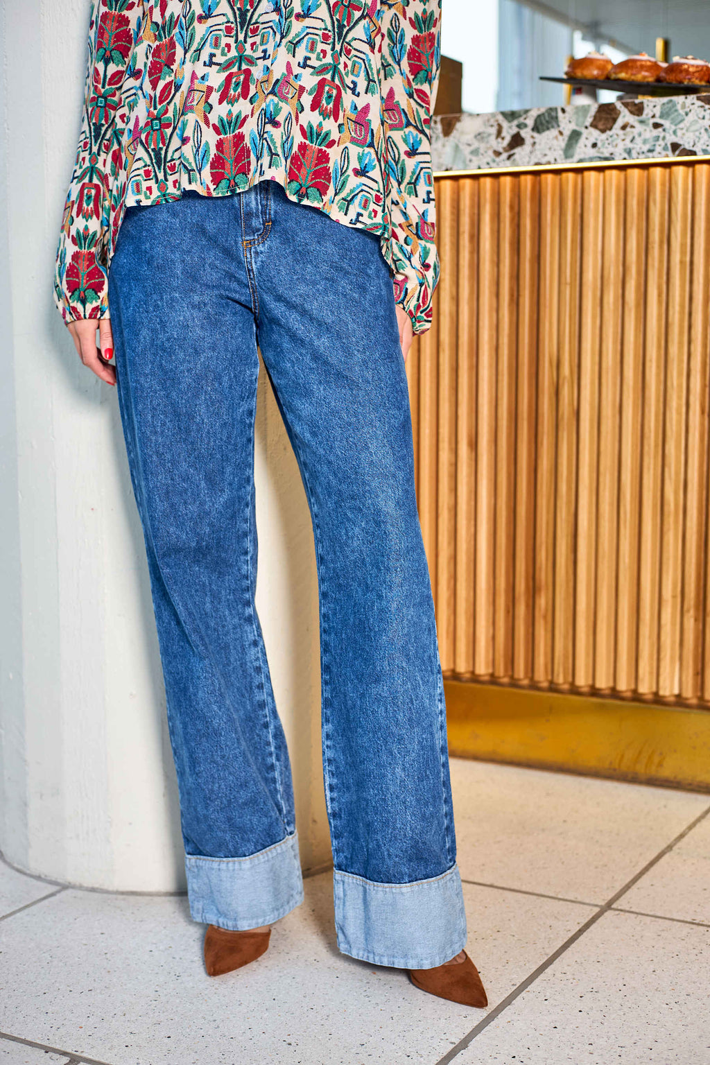 Black Colour Izzy Denim Pant