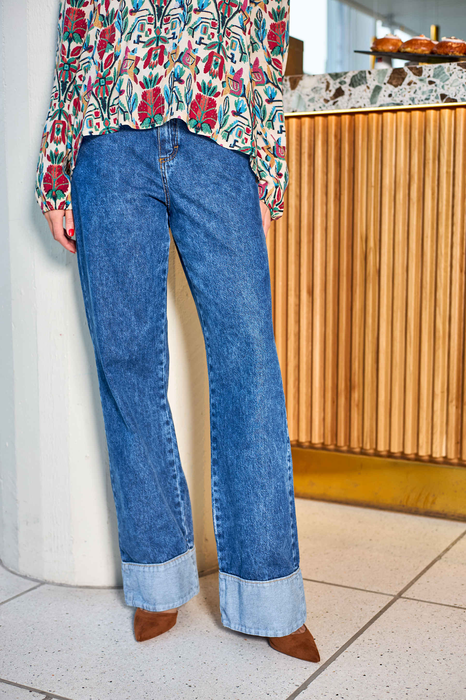 Black Colour Izzy Denim Pant