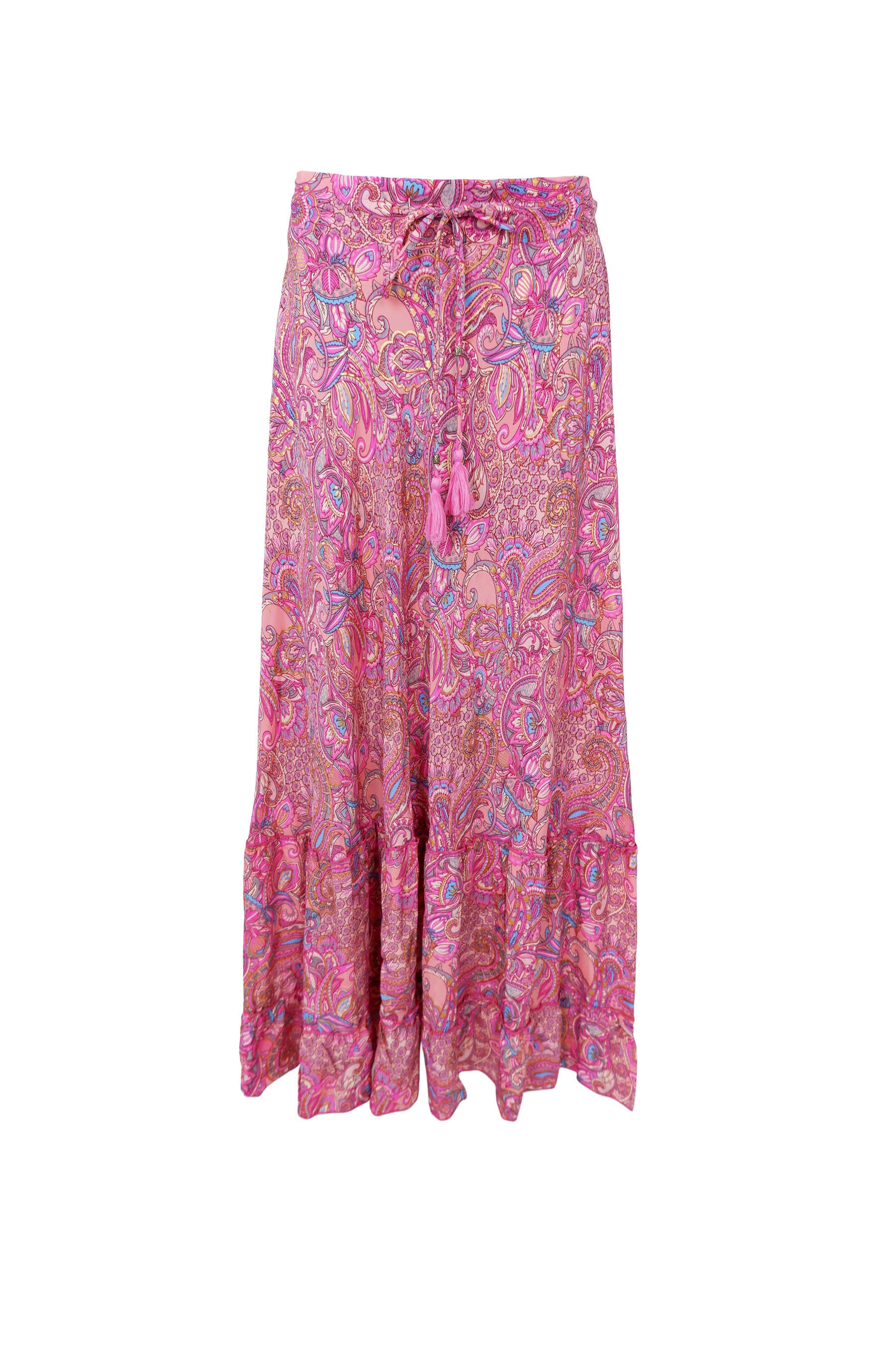 Black Colour Luna Maxi Skirt