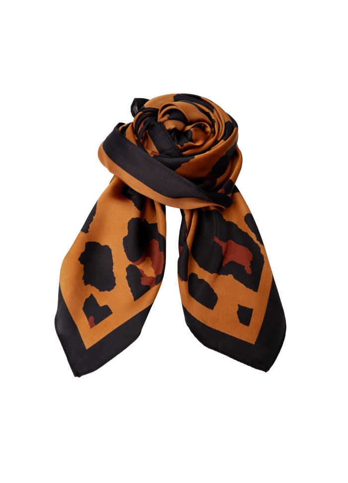 Black Colour Lexie Mini Scarf (+ Farver)