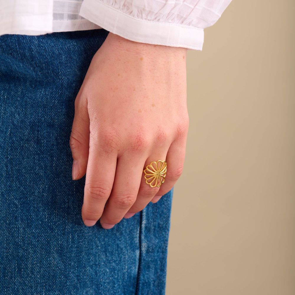 Pernille Corydon Large Bellis Ring (+Farver)