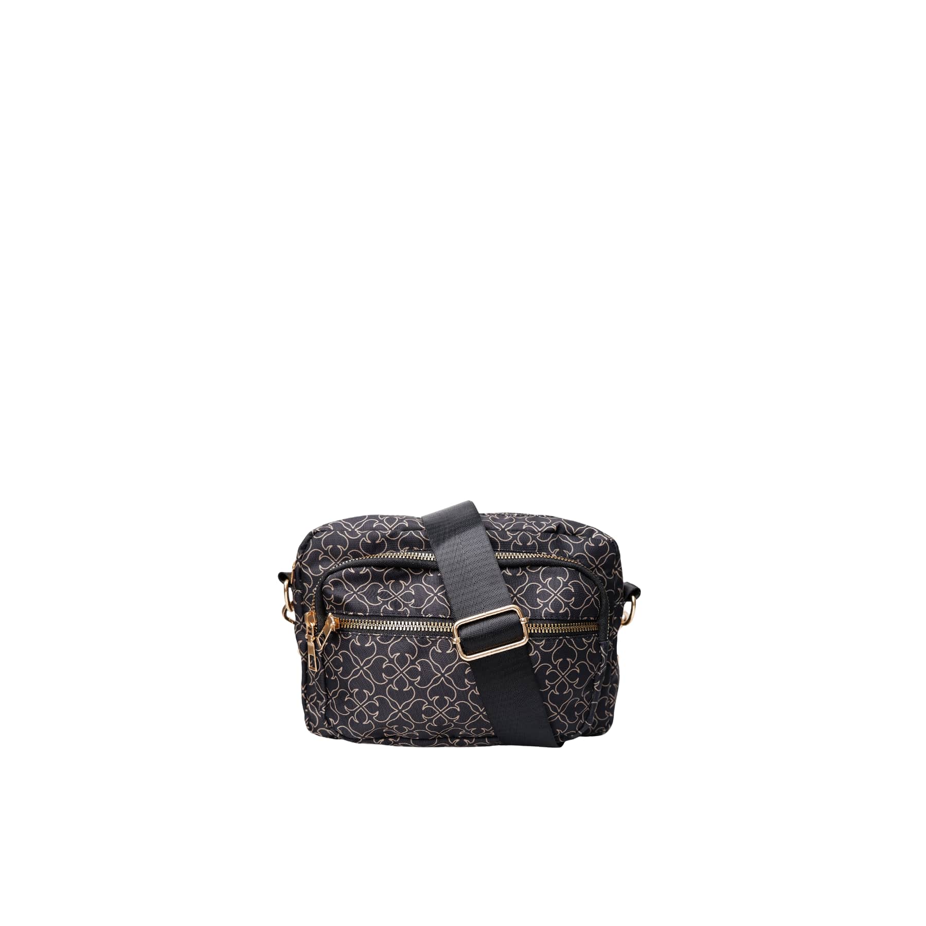 Black Colour Vanda Printed Bag