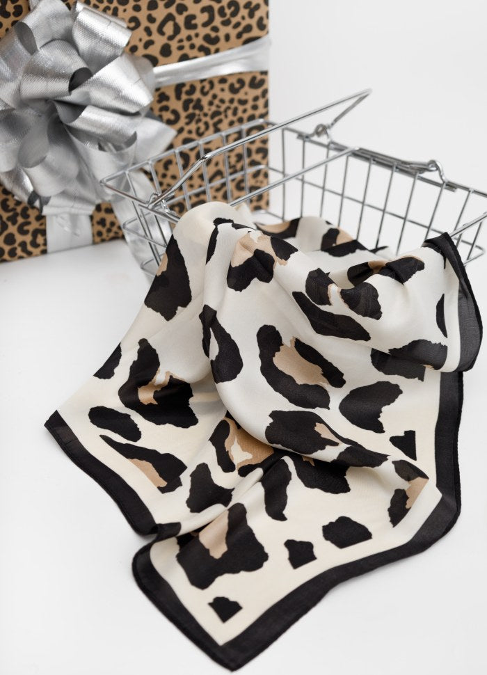Black Colour Lexie Mini Scarf (+ Farver)