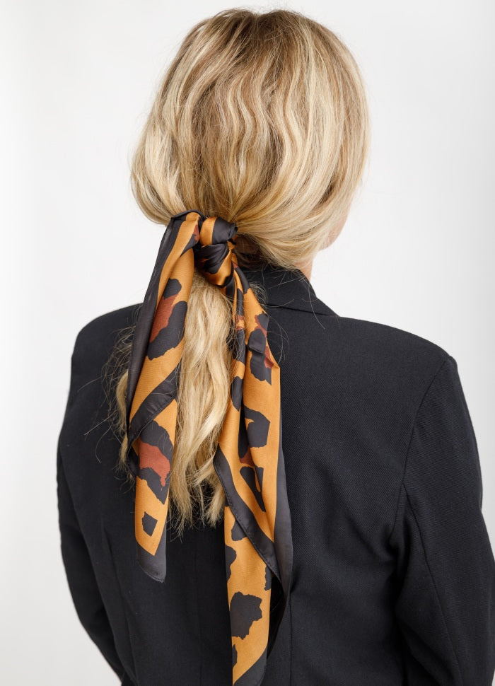 Black Colour Lexie Mini Scarf (+ Farver)