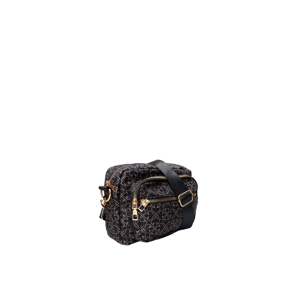 Black Colour Vanda Printed Bag