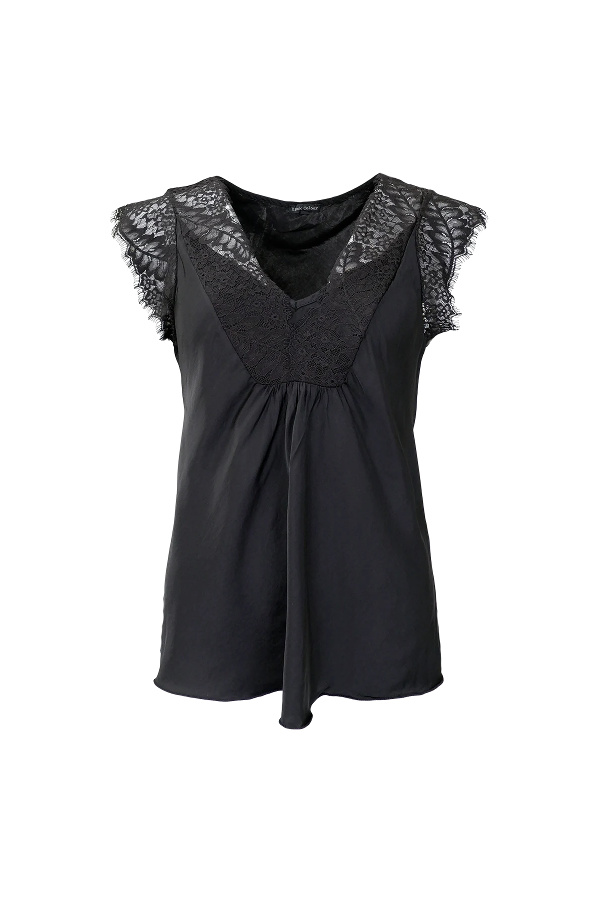 Black Colour Billy Lace Top (+Farver)