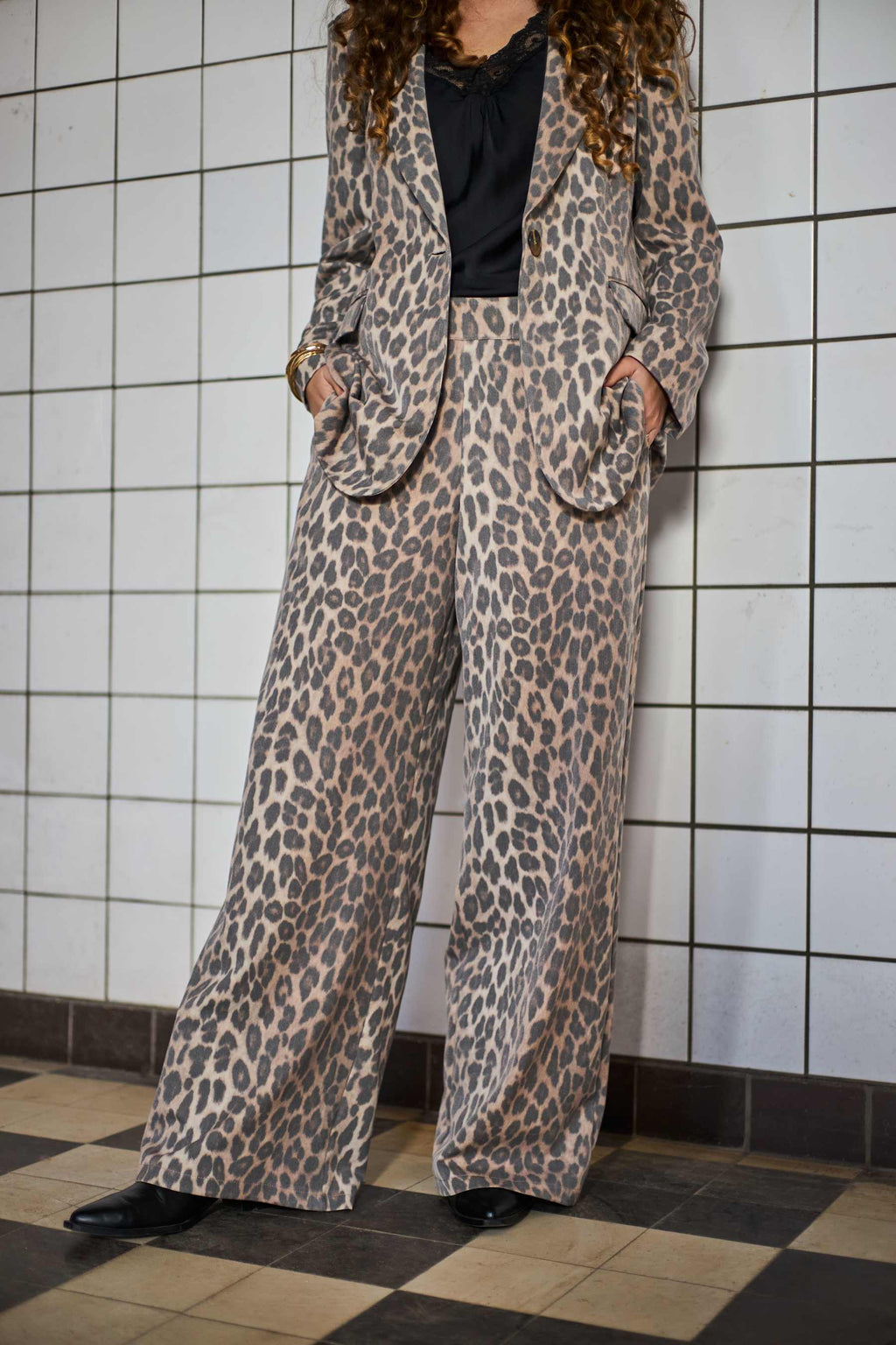 Black Colour Alice Pant