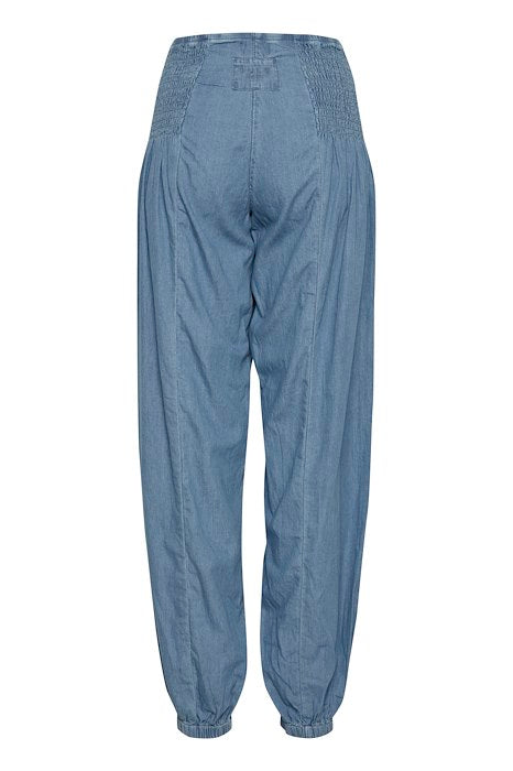 JILL WIDE DENIM PANT PULZ (+Farver)