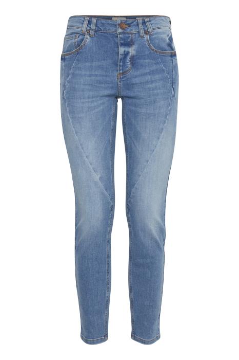 PZROSITA JEANS PULZ  Seminkjole