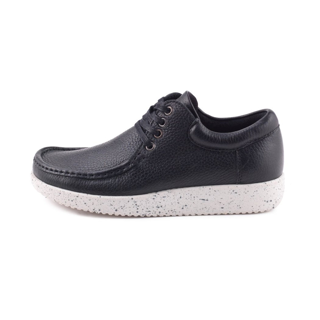 ANNA LEATHER BLACK NATURE  Seminkjole
