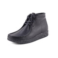 EMMA BLACK LEATHER NATURE  Seminkjole
