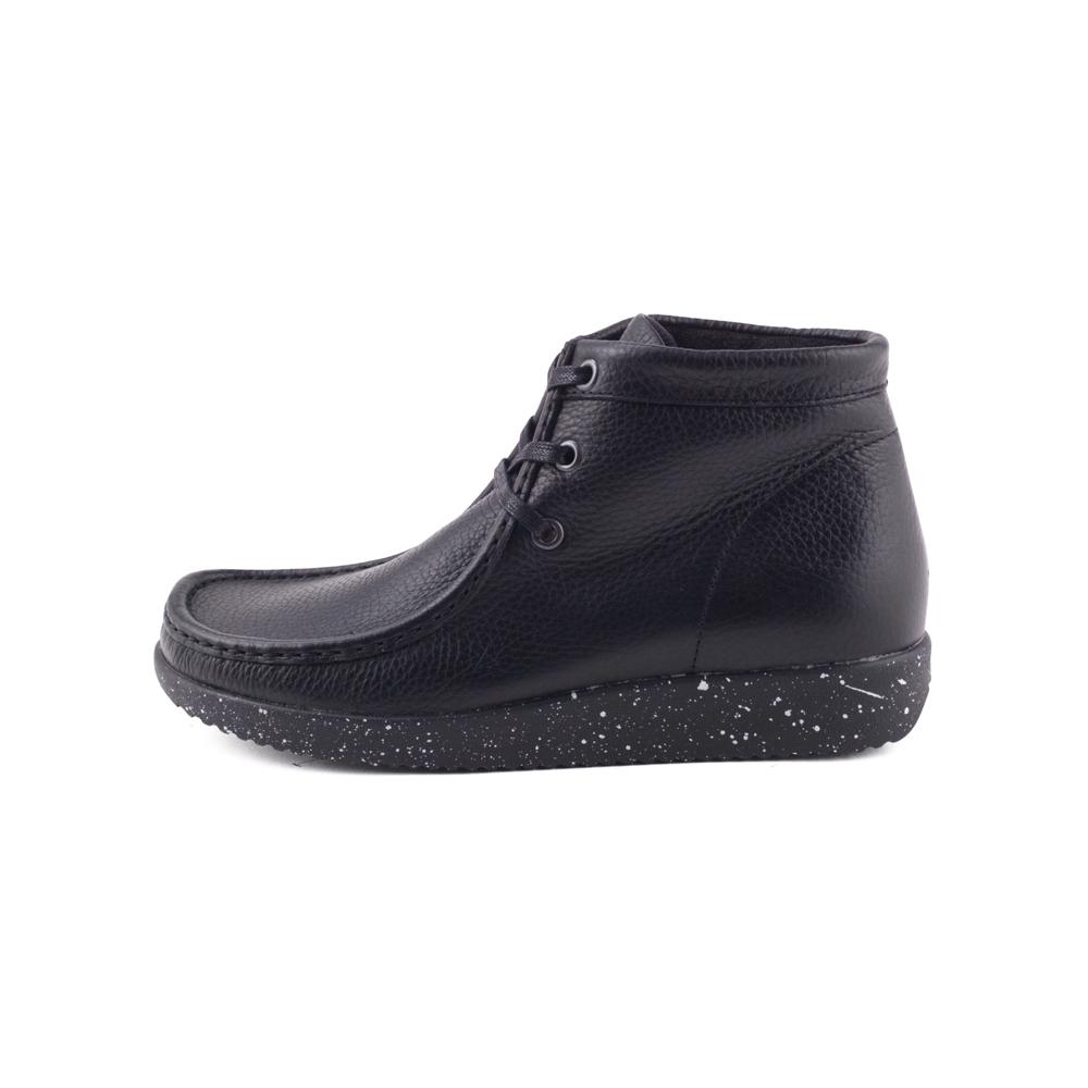 EMMA BLACK LEATHER NATURE  Seminkjole