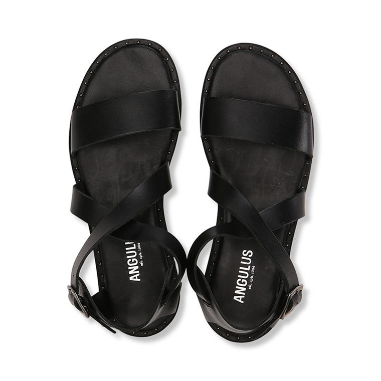 Angulus Sandal med Kryds Rem (+Farver)