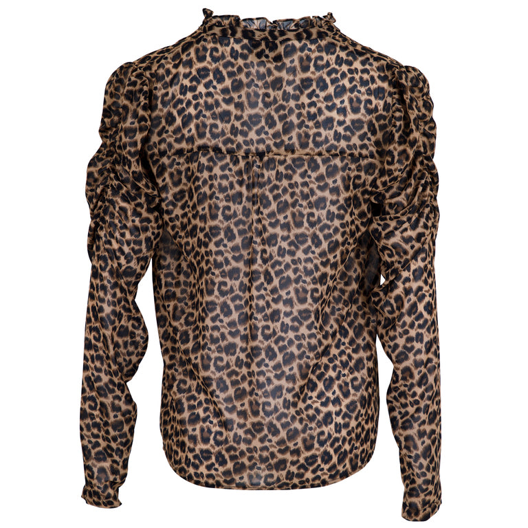 LESLEY LEO BLOUSE NEO NOIR  Seminkjole