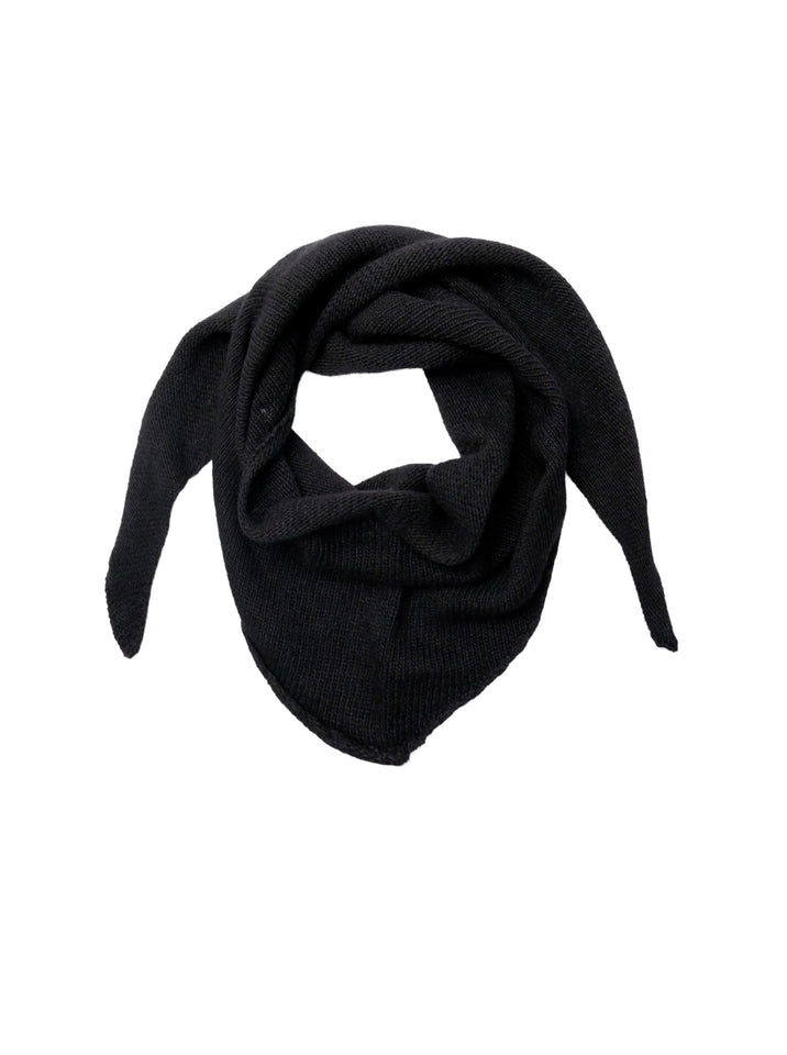 Black Colour Triangle Scarf (+Farver)
