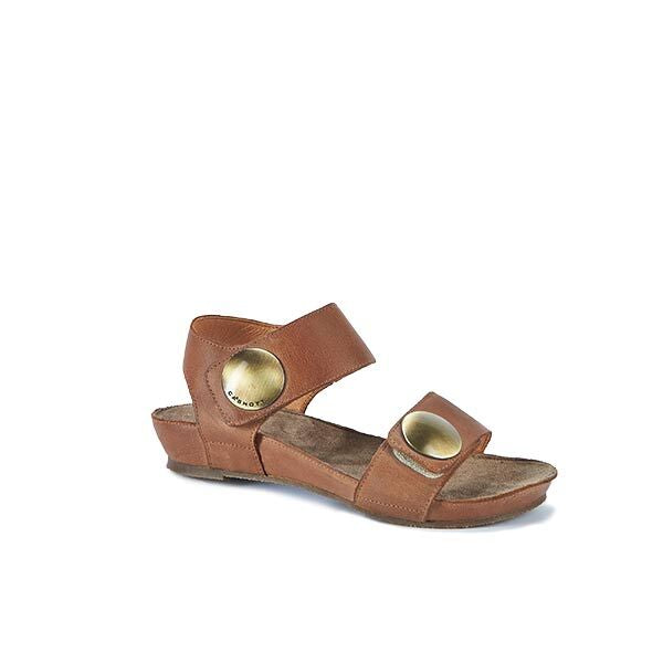 SANDAL CA&acute;SHOTT (+FARVER) CAMEL WEST 135 / 36 Seminkjole