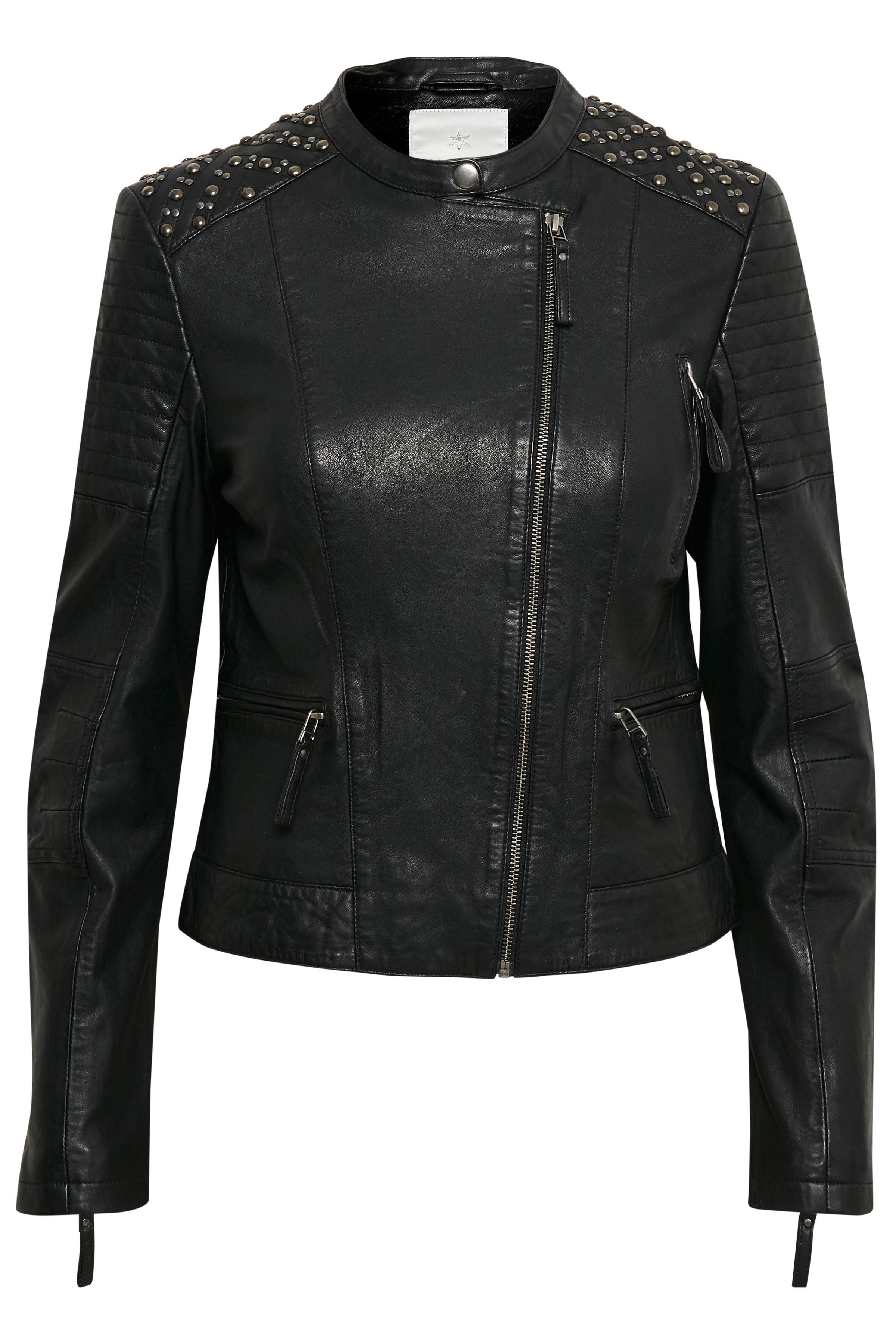 HALINA LEATHER JACKET CULTURE  Seminkjole
