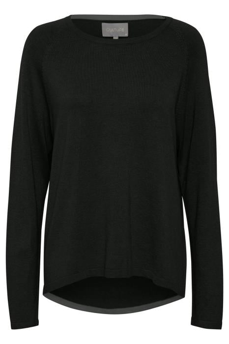 ANNE MARIE SOLID JUMPER CULTURE (+FARVER) BLACK / XS Seminkjole