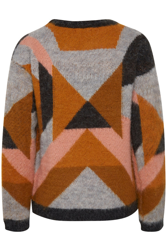 PZTRIANGLE L/S PULLOVER PULZ  Seminkjole