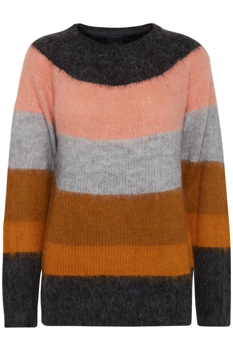 PZGISELLE STRIPED PULLOVER PULZ  Seminkjole