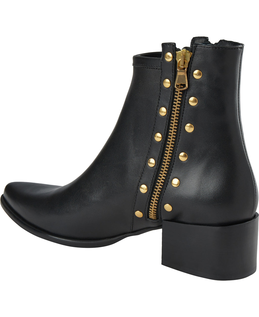 BLACK LEATHER ST&Oslash;VLE MENTOR  Seminkjole