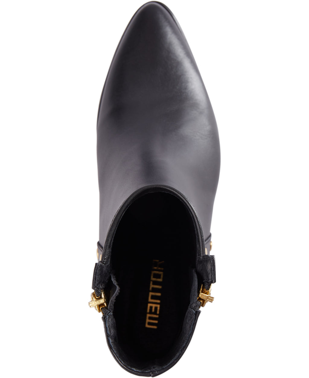 BLACK LEATHER ST&Oslash;VLE MENTOR  Seminkjole