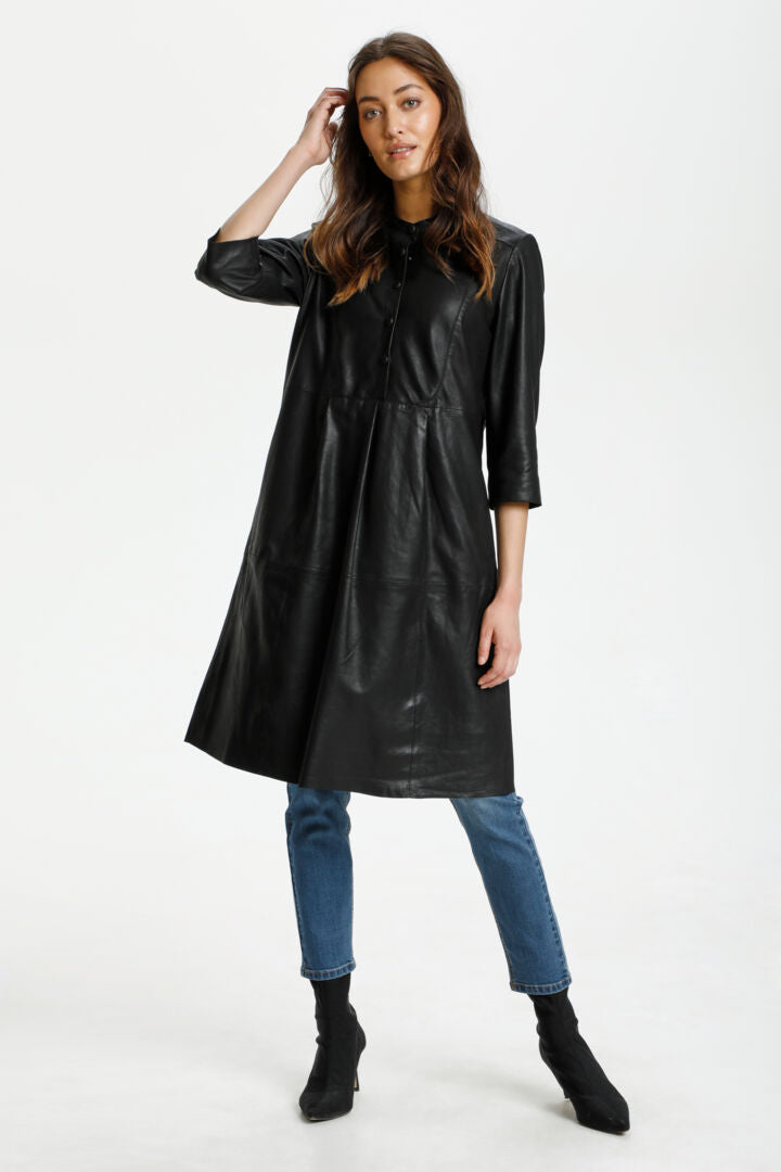 Culture Alina Leather Dress