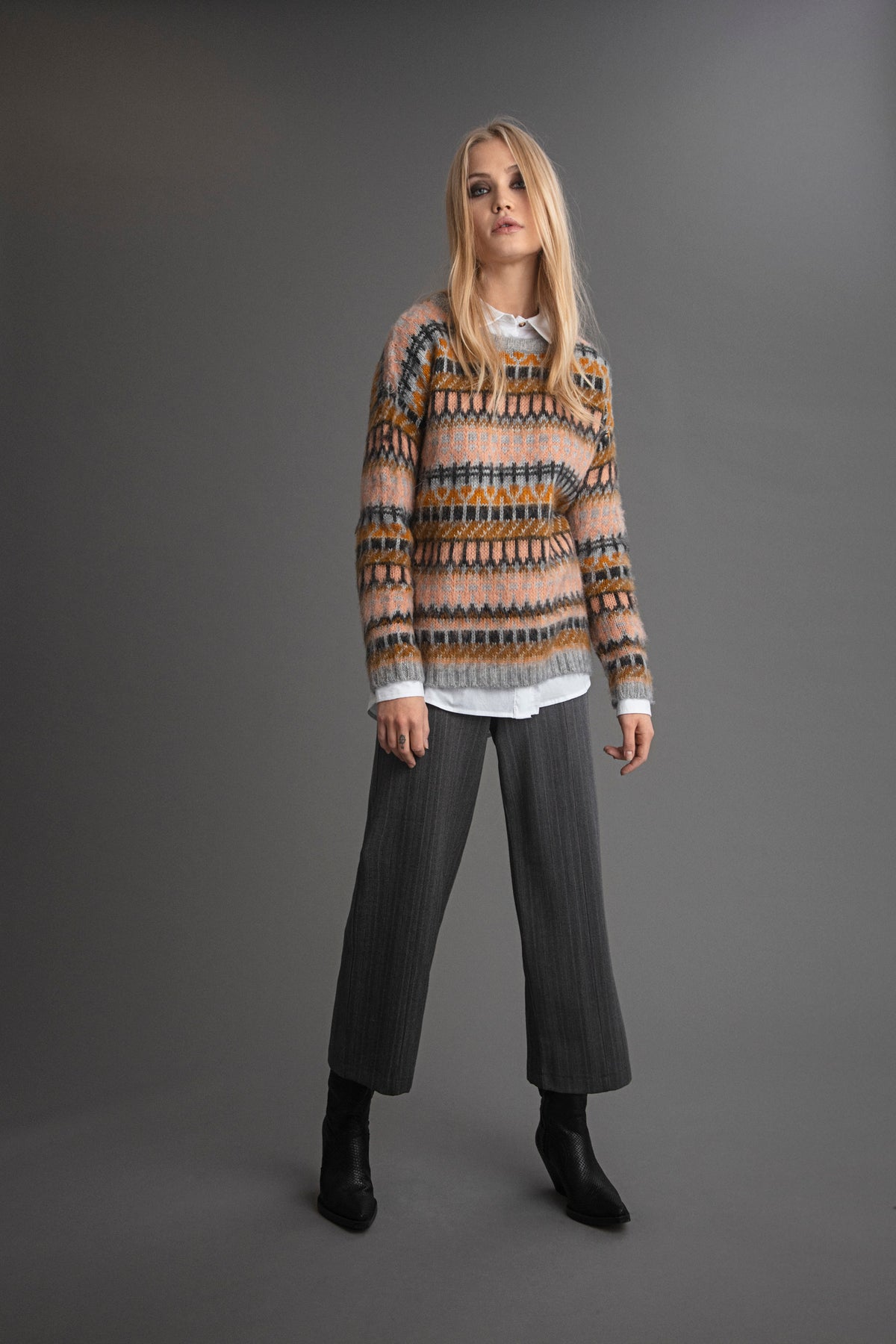 PZLOTTA L/S PULLOVER PULZ  Seminkjole