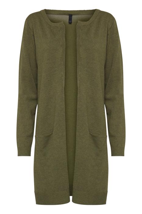 SARA LONG CARDIGAN PULZ (+FARVER) CROCODILE GREEN / XS Seminkjole