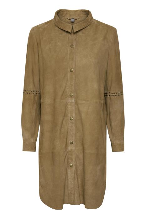 CUBEAL SUEDE SHIRTJACKET CULTURE  Seminkjole