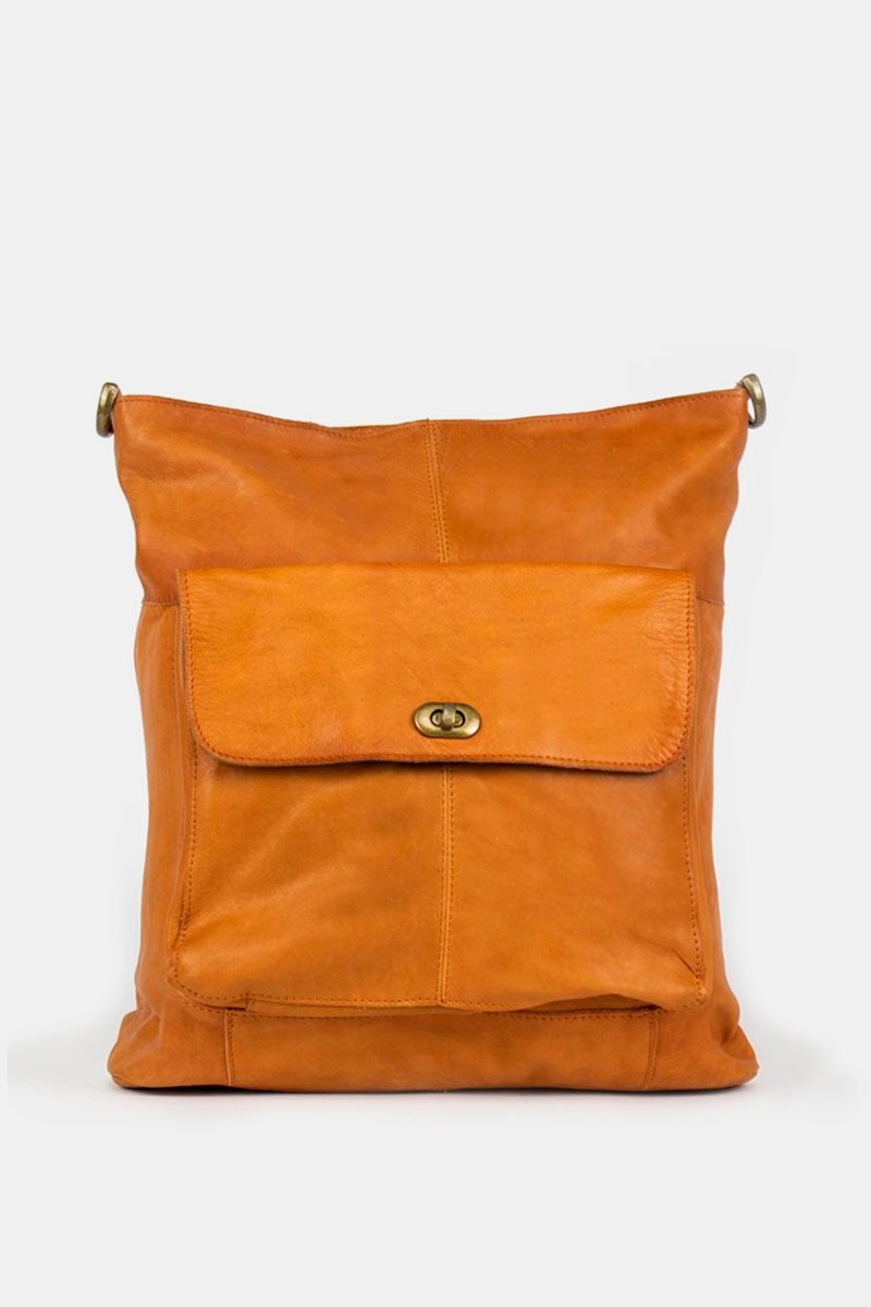 BAG LARGE - RE.DESIGNED BY DIXIE (+FARVER) BRUNED TAN Seminkjole